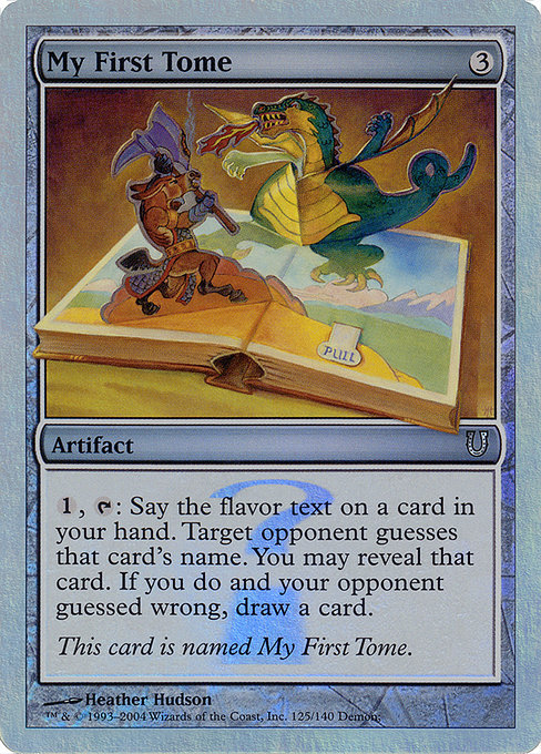 My First Tome highlighted card art