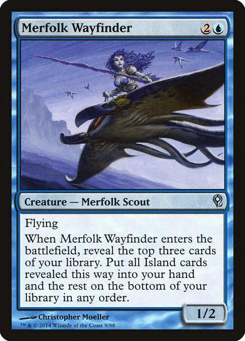 Merfolk Wayfinder from Duel Decks: Jace vs. Vraska