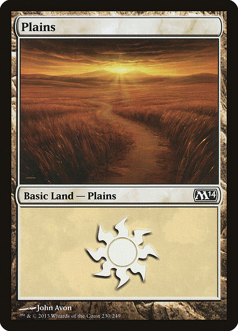 Plains from Magic 2014