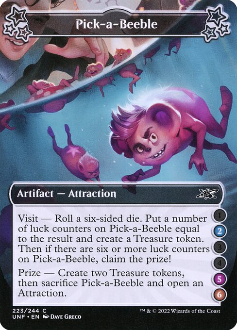 Pick-a-Beeble highlighted card art