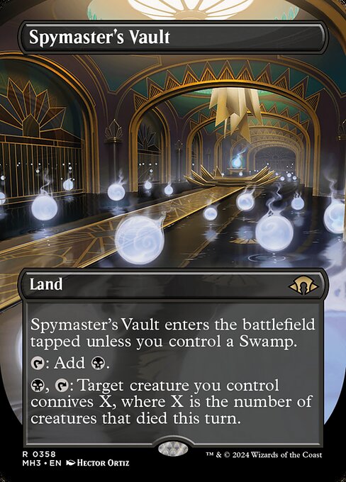 Spymaster's Vault highlighted card art