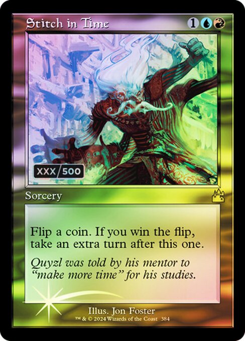 Stitch in Time highlighted card art