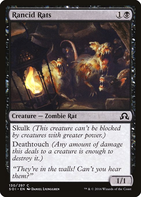 Rancid Rats highlighted card art