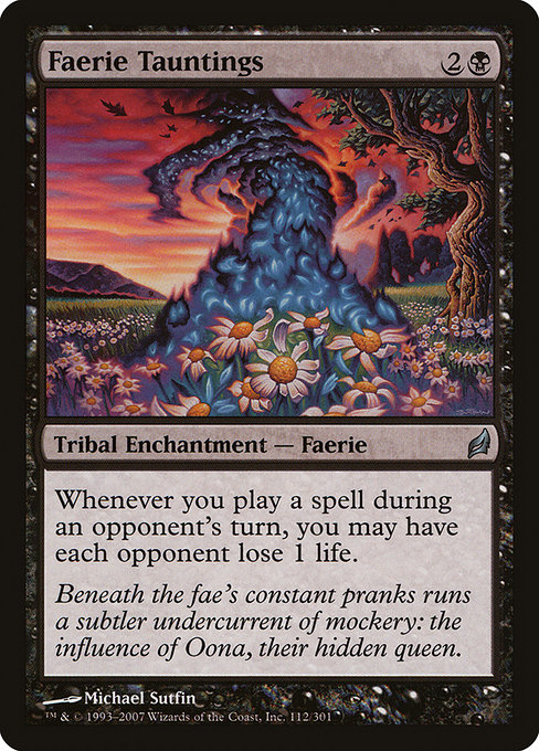 Faerie Tauntings highlighted card art