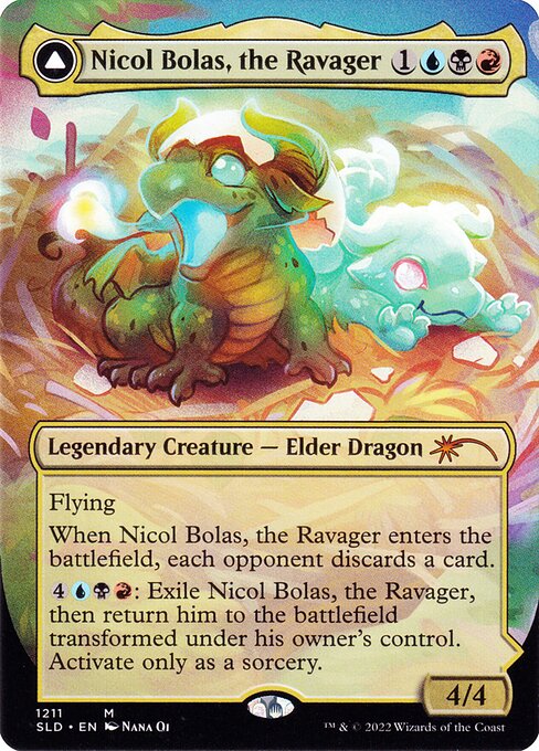 Nicol Bolas, the Ravager // Nicol Bolas, the Arisen from Secret Lair Drop