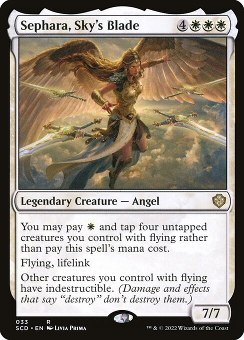 Sephara, Sky's Blade from Starter Commander Decks