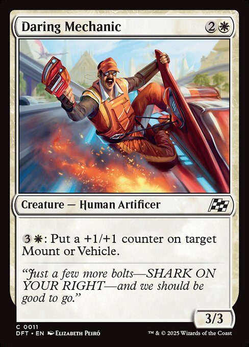 Daring Mechanic highlighted card art