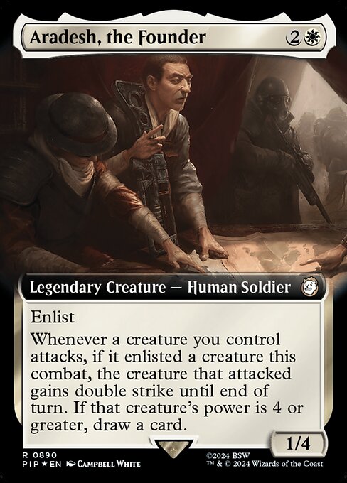 Aradesh, the Founder highlighted card art