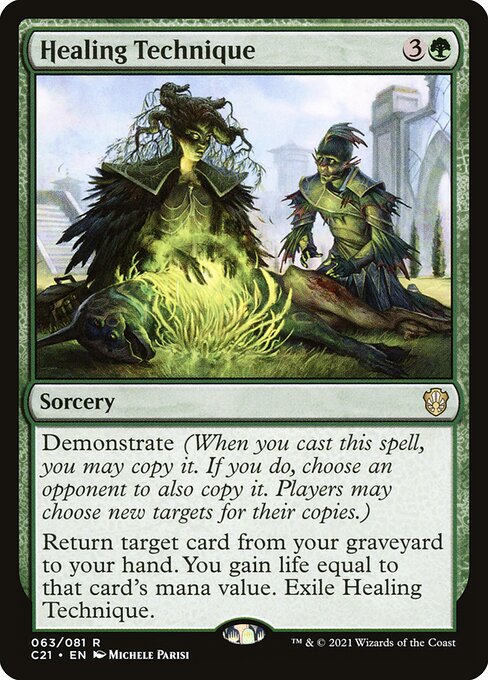 Healing Technique from Commander 2021