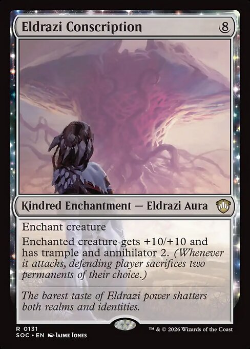 Eldrazi Conscription from Secrets of Strixhaven Commander