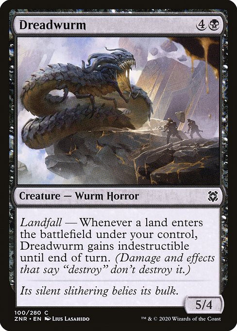 Dreadwurm from Zendikar Rising