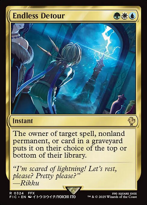 Endless Detour highlighted card art
