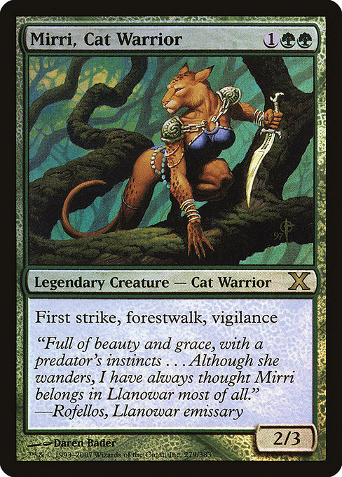 Mirri, Cat Warrior from Tenth Edition
