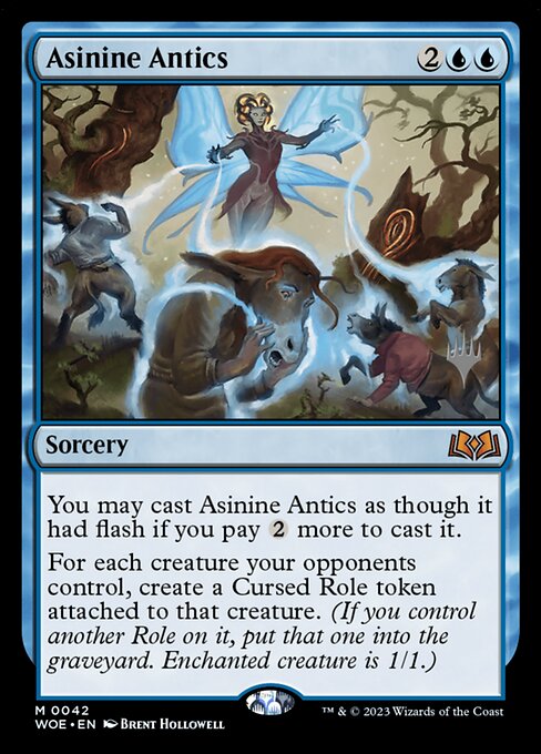 Asinine Antics highlighted card art