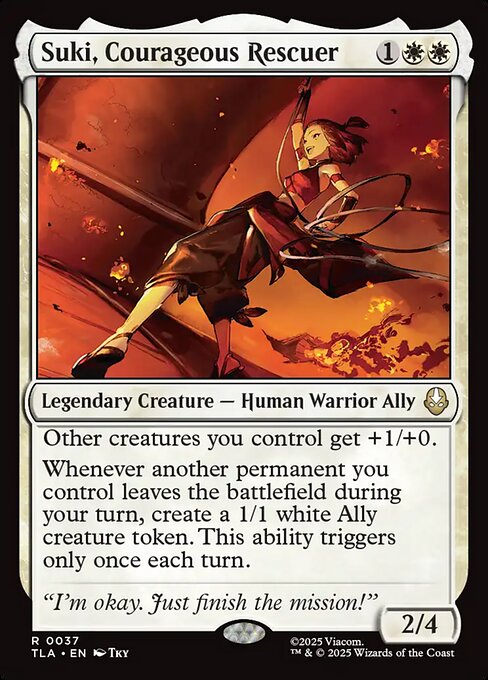 Suki, Courageous Rescuer from Avatar: The Last Airbender