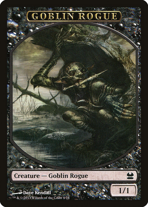 Goblin Rogue from Modern Masters Tokens