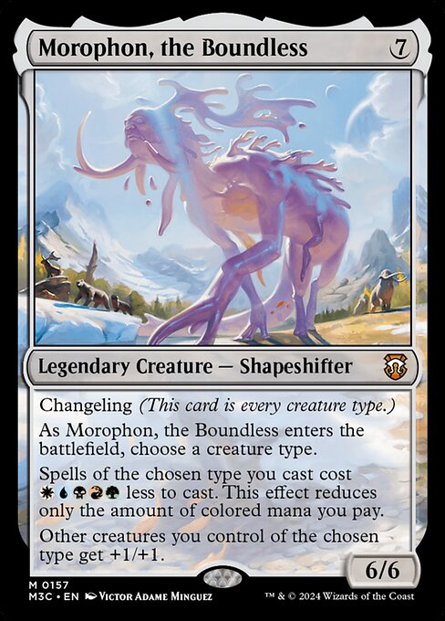 Morophon, the Boundless from Modern Horizons 3 Commander