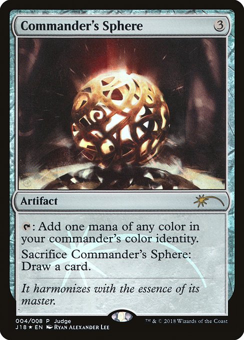 Commander's Sphere from Judge Gift Cards 2018