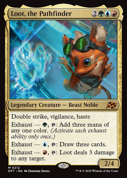 Loot, the Pathfinder from Aetherdrift