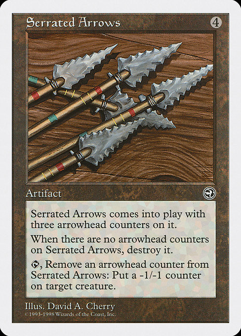 Serrated Arrows from Anthologies