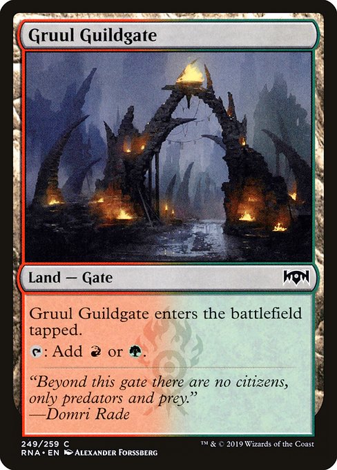 Gruul Guildgate from Ravnica Allegiance