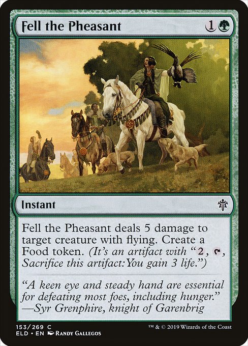 Fell the Pheasant highlighted card art