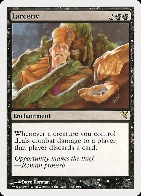 Larceny highlighted card art