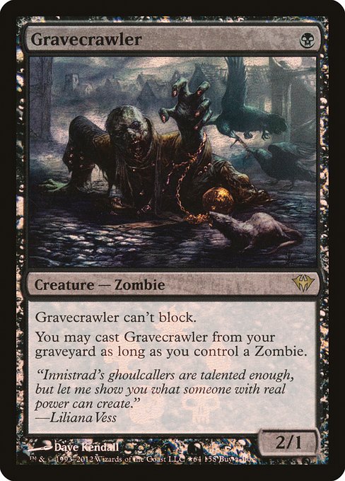 Gravecrawler from Dark Ascension Promos