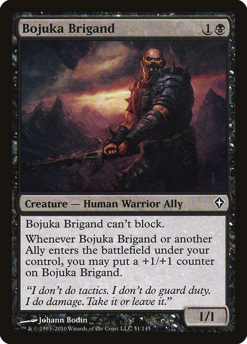 Bojuka Brigand highlighted card art