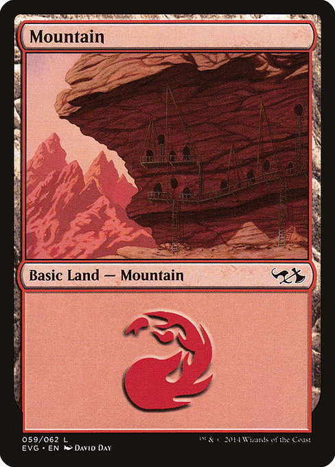Mountain from Duel Decks Anthology: Elves vs. Goblins