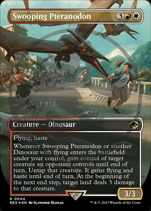 Swooping Pteranodon highlighted card art