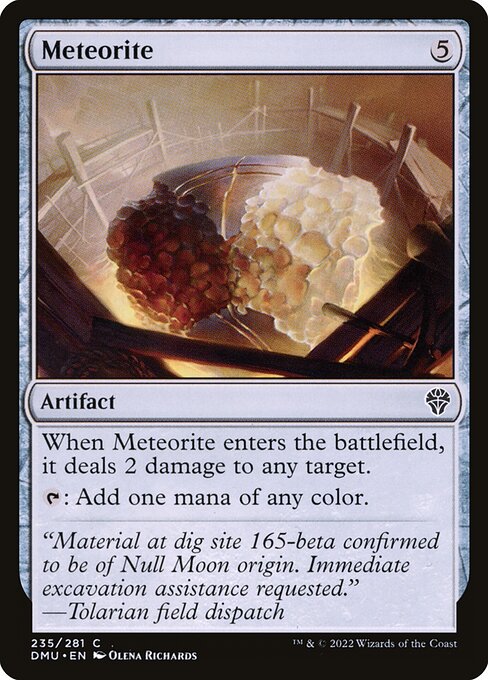 Meteorite from Dominaria United
