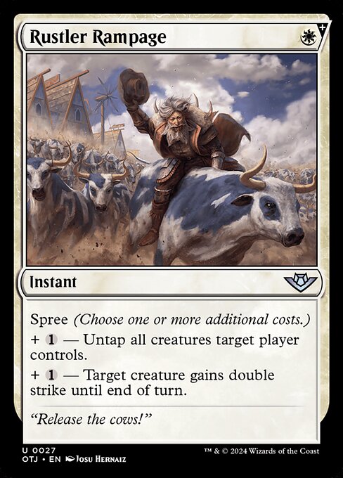 Rustler Rampage highlighted card art