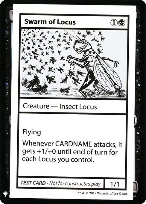 Swarm of Locus from Mystery Booster Playtest Cards 2019