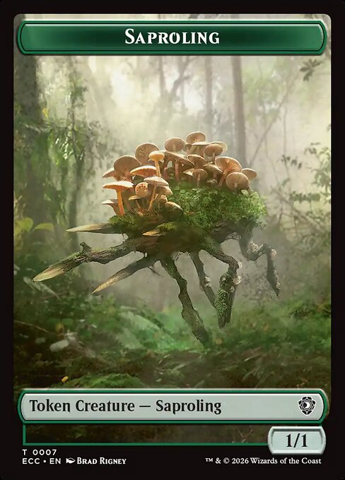 Saproling from Lorwyn Eclipsed Commander Tokens