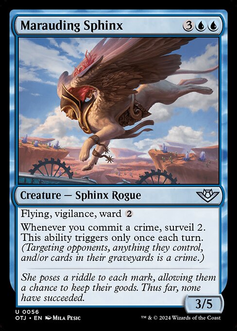 Marauding Sphinx highlighted card art