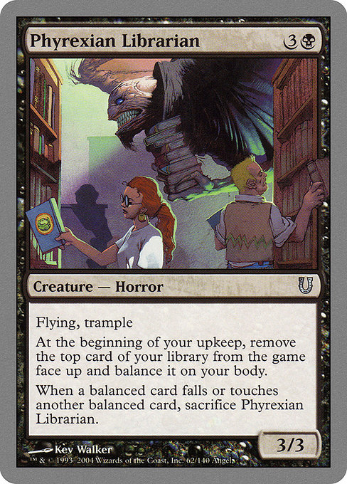 Phyrexian Librarian highlighted card art