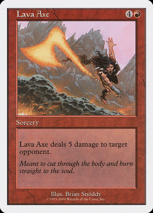 Lava Axe from Starter 2000