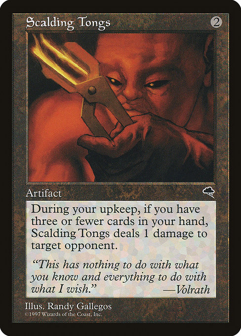 Scalding Tongs highlighted card art