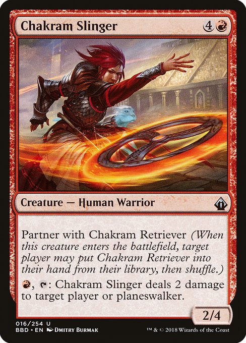 Chakram Slinger highlighted card art