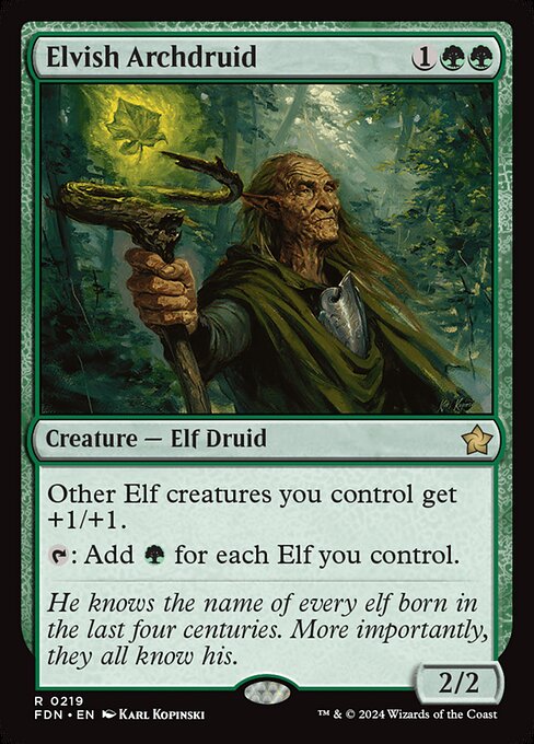 Elvish Archdruid highlighted card art
