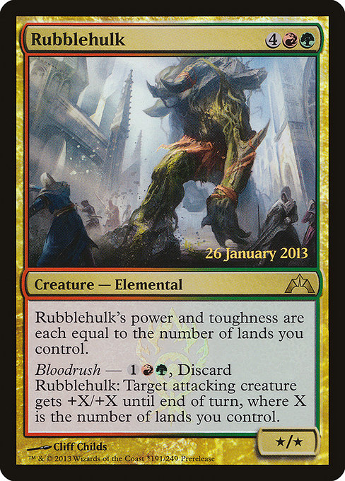 Rubblehulk from Gatecrash Promos