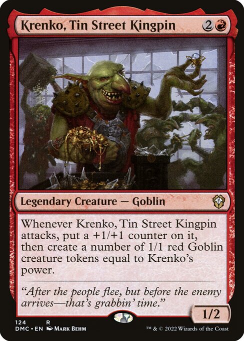 Krenko, Tin Street Kingpin from Dominaria United Commander