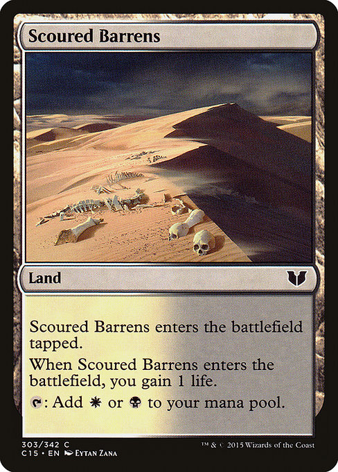 Scoured Barrens from Commander 2015