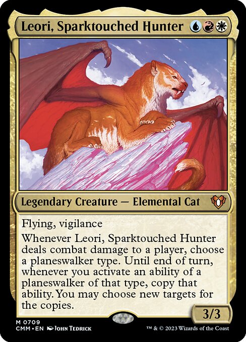 Leori, Sparktouched Hunter highlighted card art
