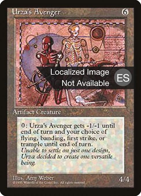 Urza's Avenger from Fourth Edition Foreign Black Border