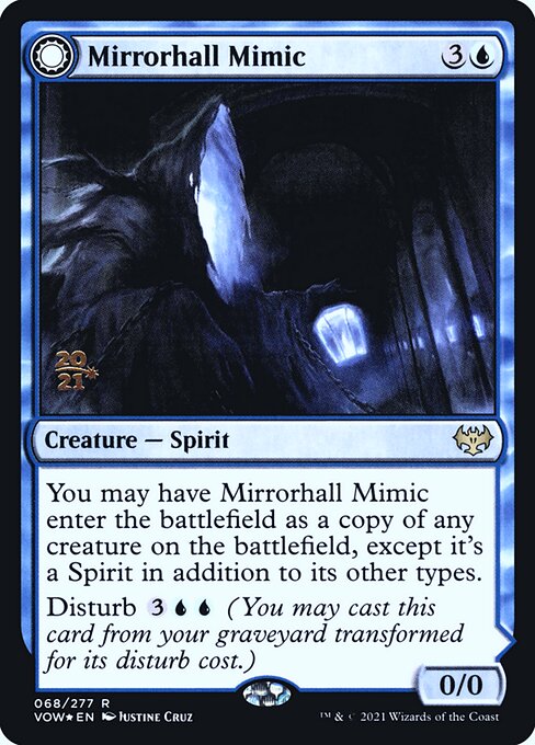 Mirrorhall Mimic // Ghastly Mimicry from Innistrad: Crimson Vow Promos