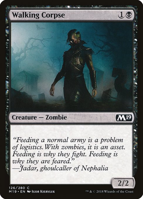 Walking Corpse from Core Set 2019
