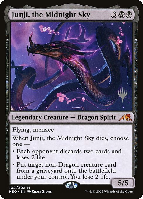 Junji, the Midnight Sky from Kamigawa: Neon Dynasty Promos