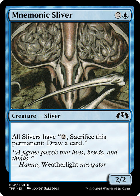 Mnemonic Sliver highlighted card art
